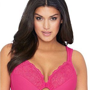 GLAMORISE Pink Front Closure 36G